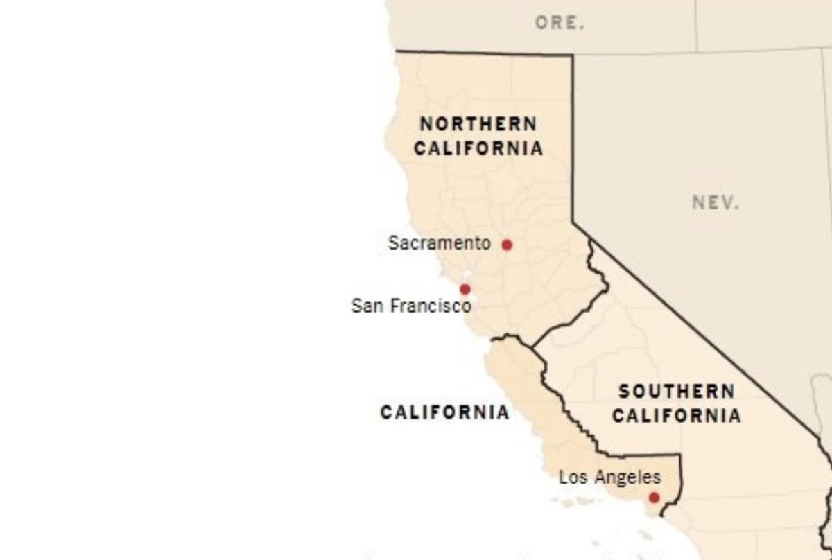 This Plan To Split California Into Three States Just &amp;#039;cleared Its - New California Map 3 States