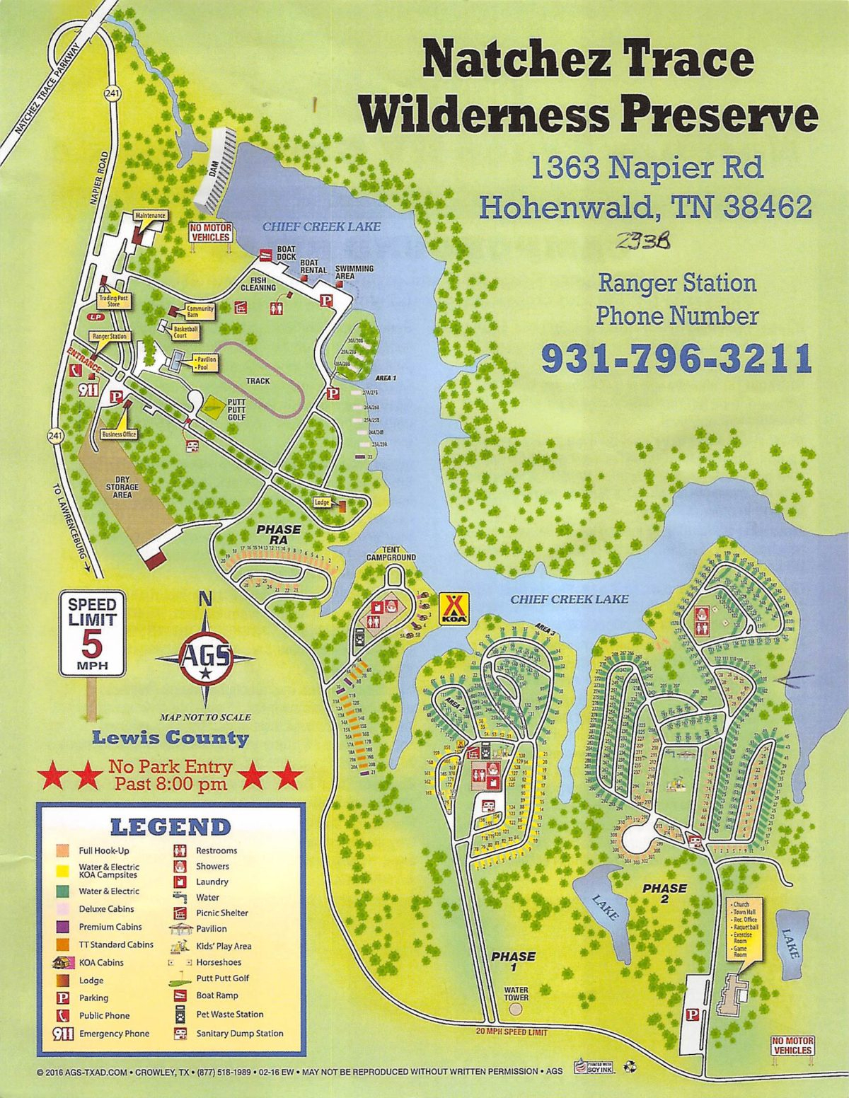 Thousand Trails Natchez Trace Preserve, Hohenwald, Tn | Traveling - Thousand Trails Florida Map