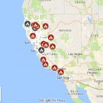 Thousands Are Fleeing Forest Fires In Northern California | Ctif   California Wildfire Map 2018