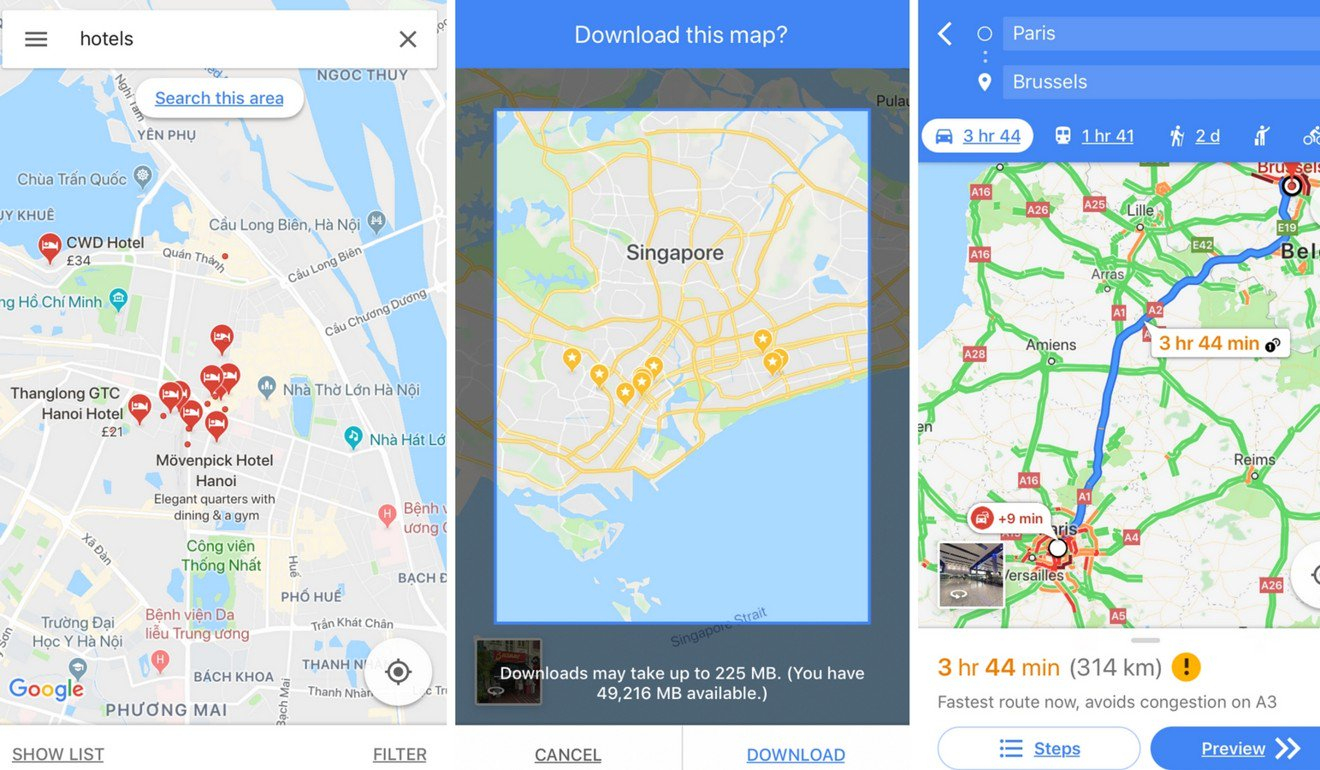 Three Best Offline Map Apps For Road Trips And Gps Navigation Like A - Sat Nav With Florida Maps
