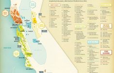 Thumbnail Map Of Cities Wine Regions California Map - Klipy - California Ava Map