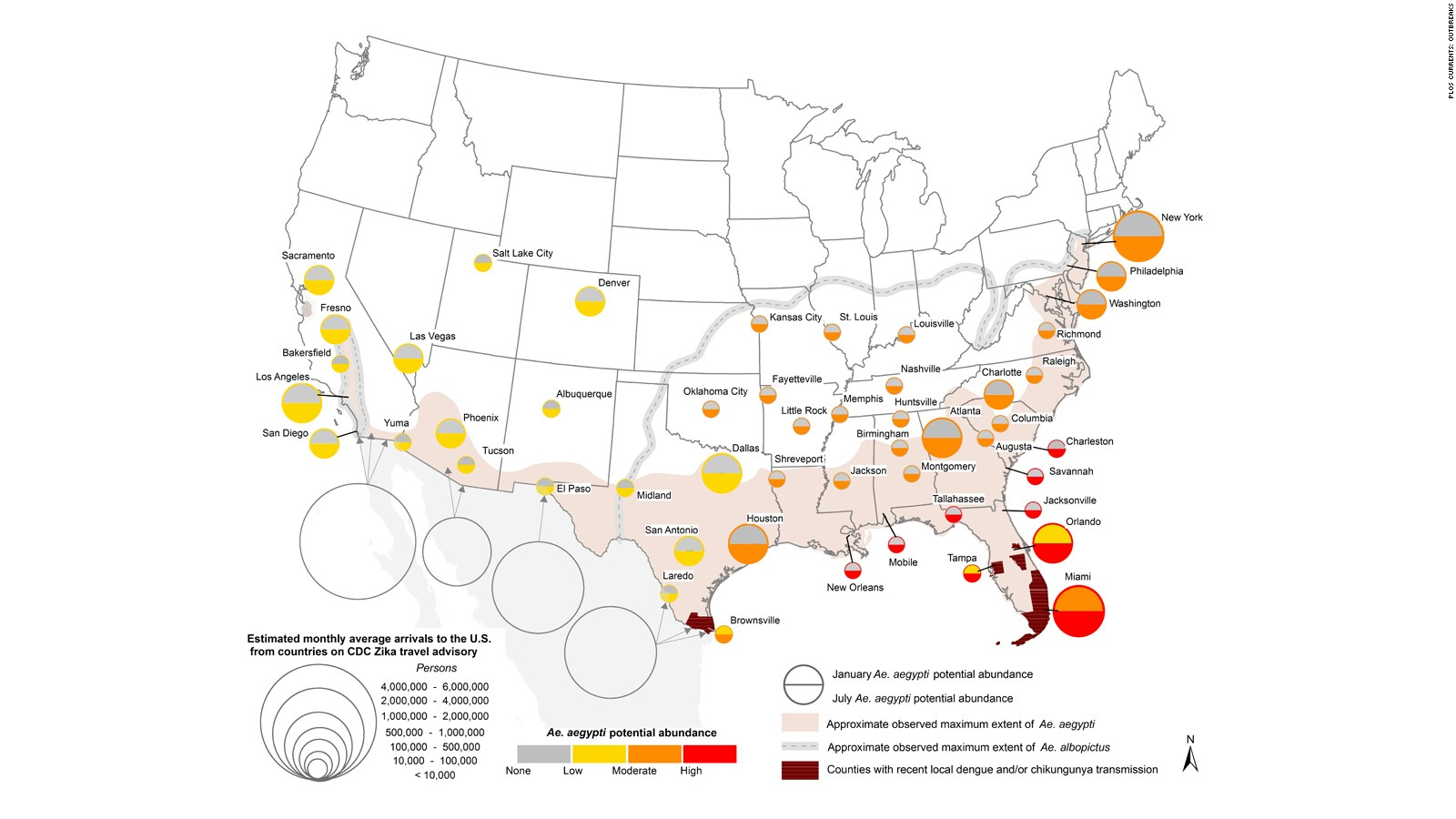 Tick- And Mosquito-Borne Diseases Rise In The Us - Cnn - Lyme Disease In Florida Map
