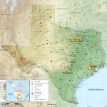 Topographic Map Of Texas | Business Ideas 2013   Texas Elevation Map By County