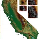 Topographic Maps California   Klipy   California Topographic Map Elevations