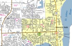 Town Limits &amp; Map - Town Of Orange Park - Lake City Florida Map