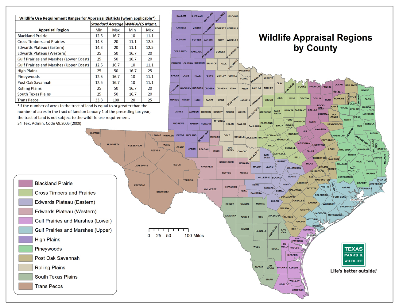 Tpwd: Agricultural Tax Appraisal Based On Wildlife Management - Jackson County Texas Gis Map