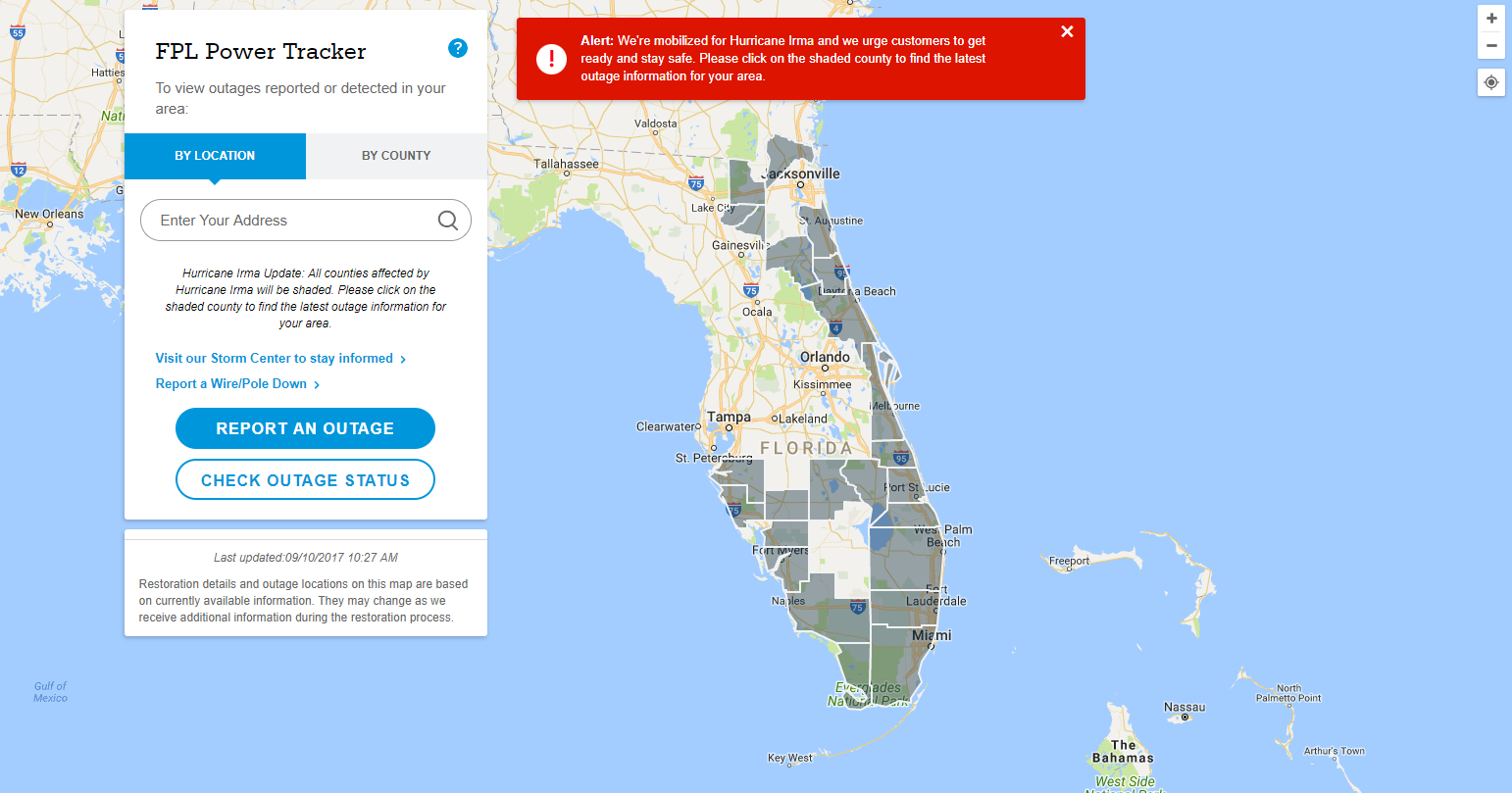 Tracking Power Outages In Your Area | Wgcu News - Florida Power Outage Map