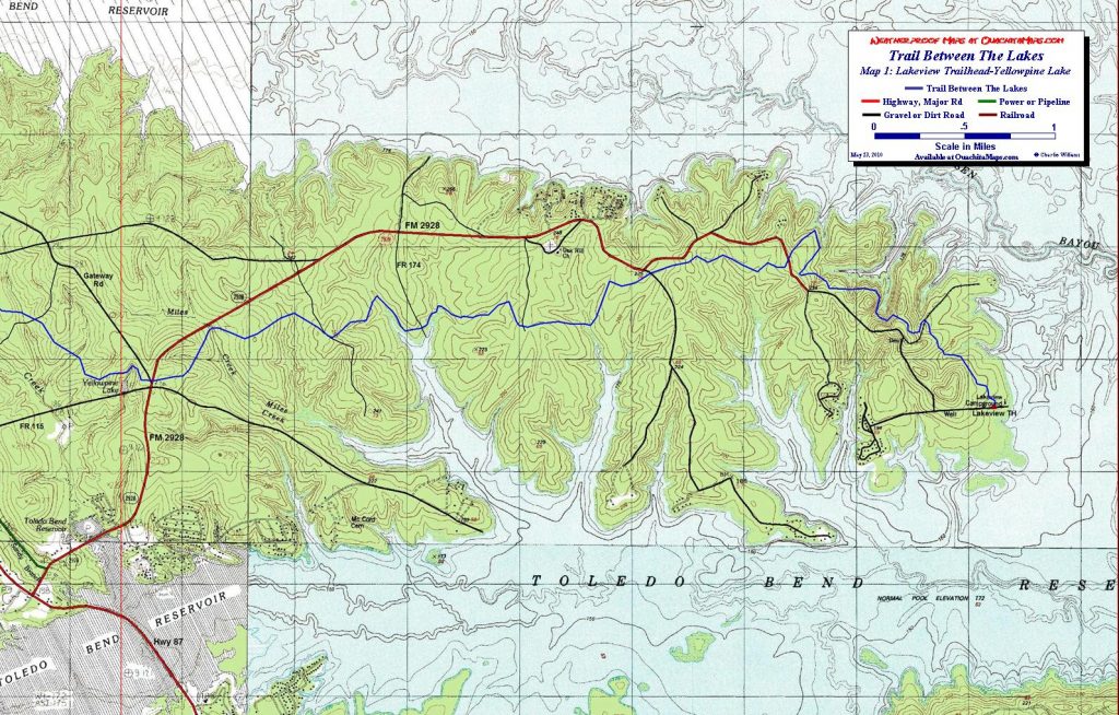 Trail Between The Lakes, Sabine National Forest, Texas. Free - Texas ...