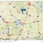 Trinity County Road Texas Map   Trinity County Texas Map