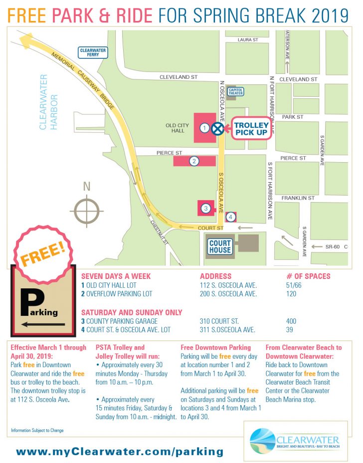 Trolley Route & Fares – Jolley Trolley - Map Of Spring Training Sites ...