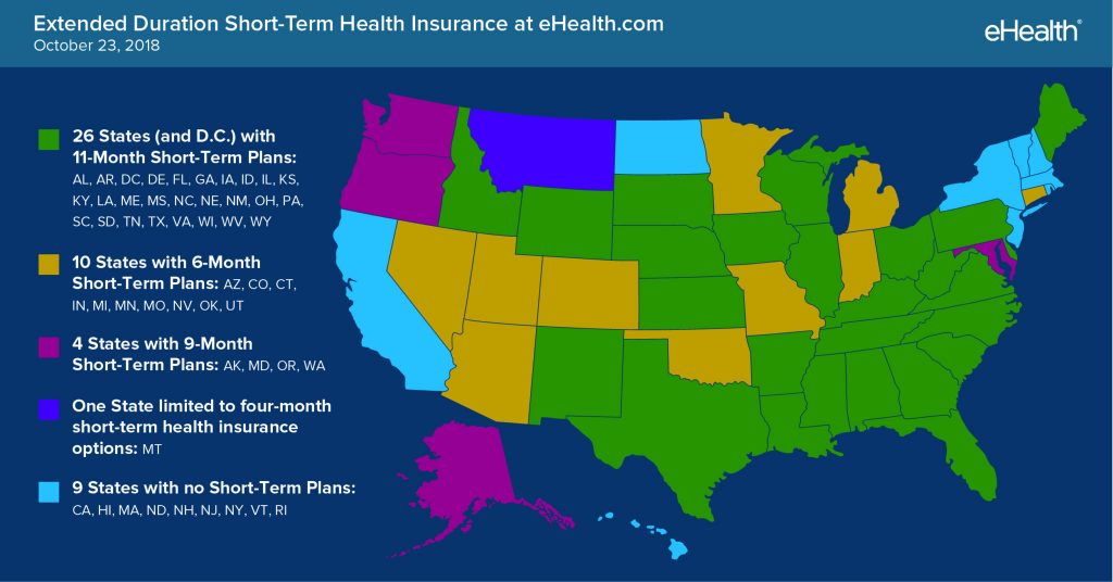 Trumpcare 2019 Ehealth Insurance Resource Center Map