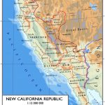Tumblr Nkussffdodtfcnyqo California Road Map New California Republic   Map Of The New California Republic