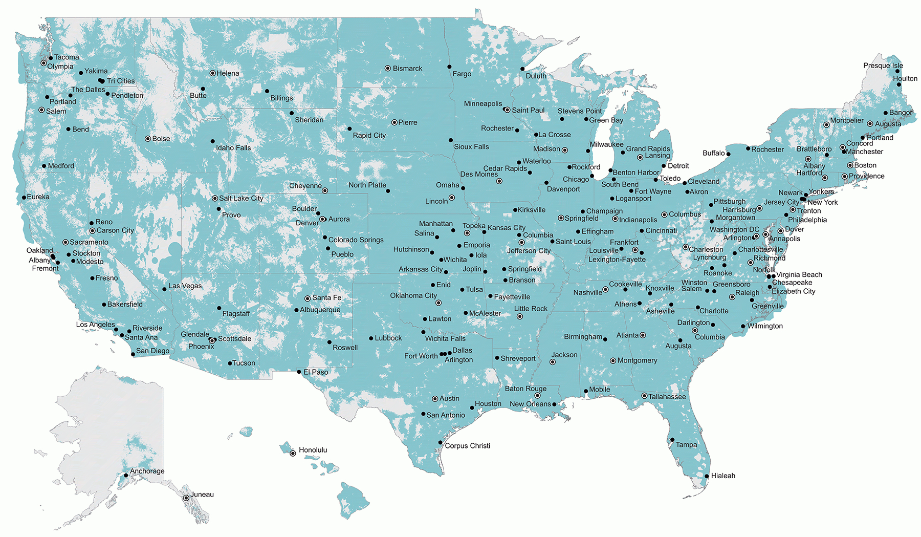 U.s. Cellular Voice And Data Maps | Wireless Coverage Maps | U.s. - At&amp;amp;amp;t Coverage Map Texas