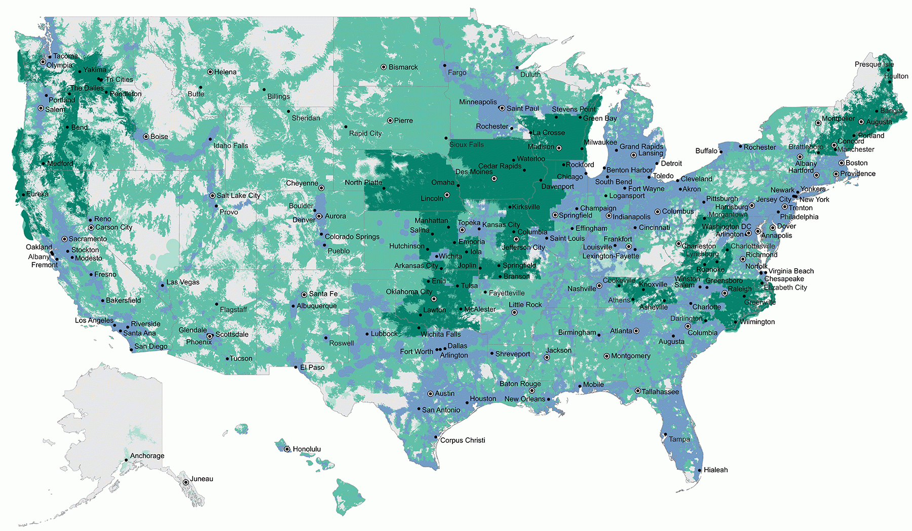 U.s. Cellular Voice And Data Maps | Wireless Coverage Maps | U.s. - Us Cellular Florida Coverage Map