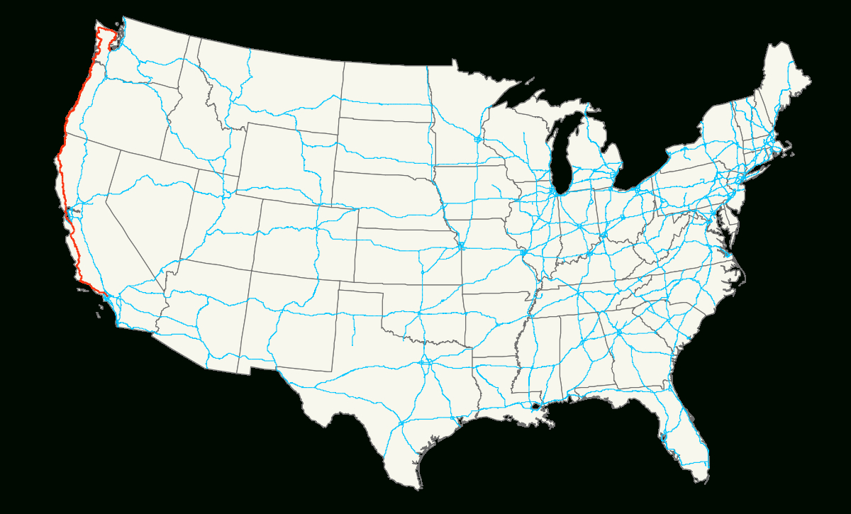 U.s. Route 101 - Wikipedia - California Scenic Highway Map
