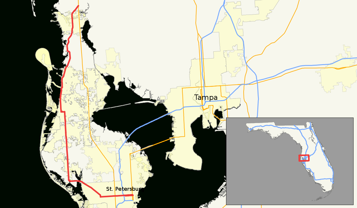 U.s. Route 19 Alternate (Florida) - Wikipedia - Google Maps St Pete Beach Florida