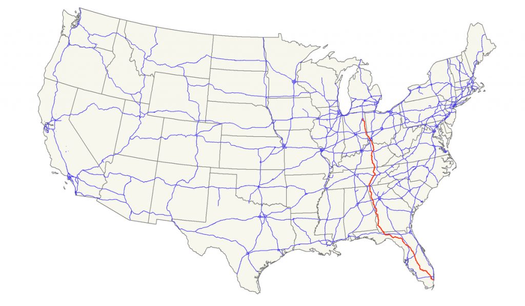 U S Route 27 Wikipedia Map From Michigan To Florida Printable Maps   U S Route 27 Wikipedia Map From Michigan To Florida 1024x597 