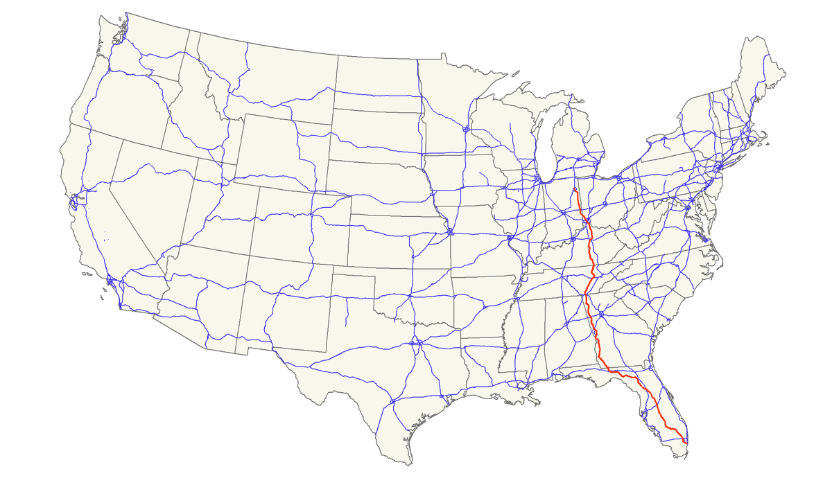 U.s. Route 27 - Wikipedia - Map From Michigan To Florida