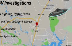 Ufo Over Porter, Texas – August 23, 2018 - The Black Vault Case Files - Porter Texas Map