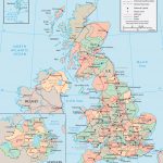 United Kingdom Map   England, Wales, Scotland, Northern Ireland   Printable Map Of Ireland And Scotland