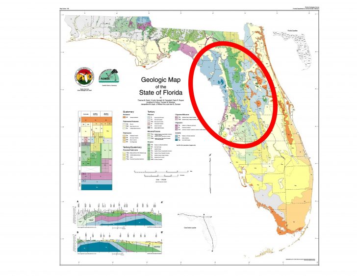 United States Map Of Sinkholes - United States Map Of Sinkholes New Us Geological Sinkhole Map Florida Sinkhole Map 2018 728x563