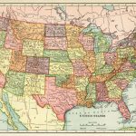 United States Map, Vintage Map Download, Antique Map, History   Vintage Map Printable