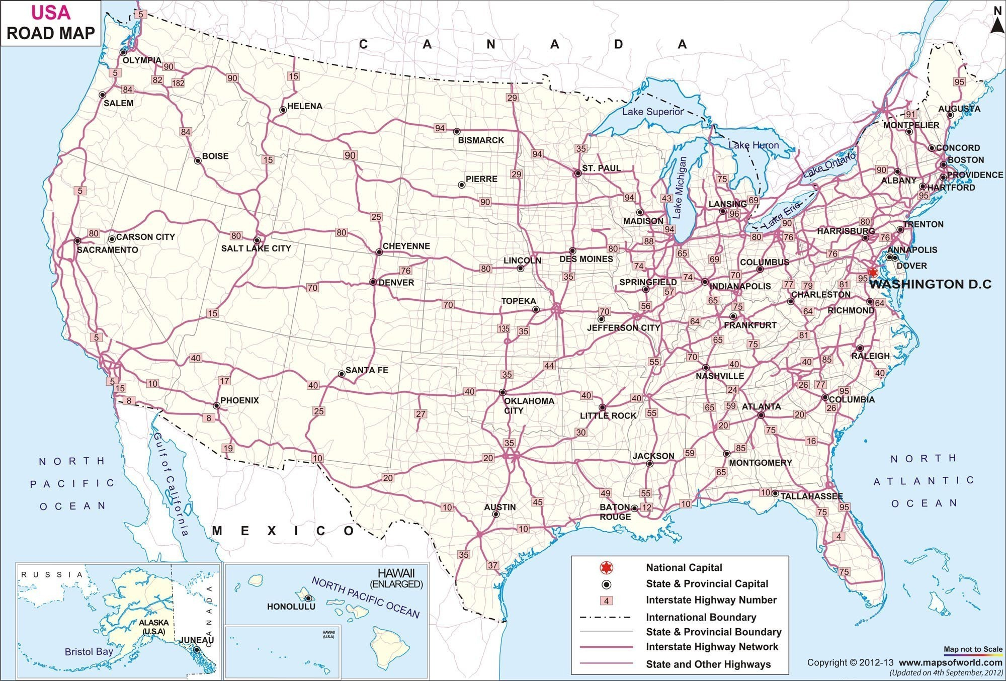 Us Atlas Road Map Online New Free Printable Us Highway Map Usa Road - Free Printable Road Maps