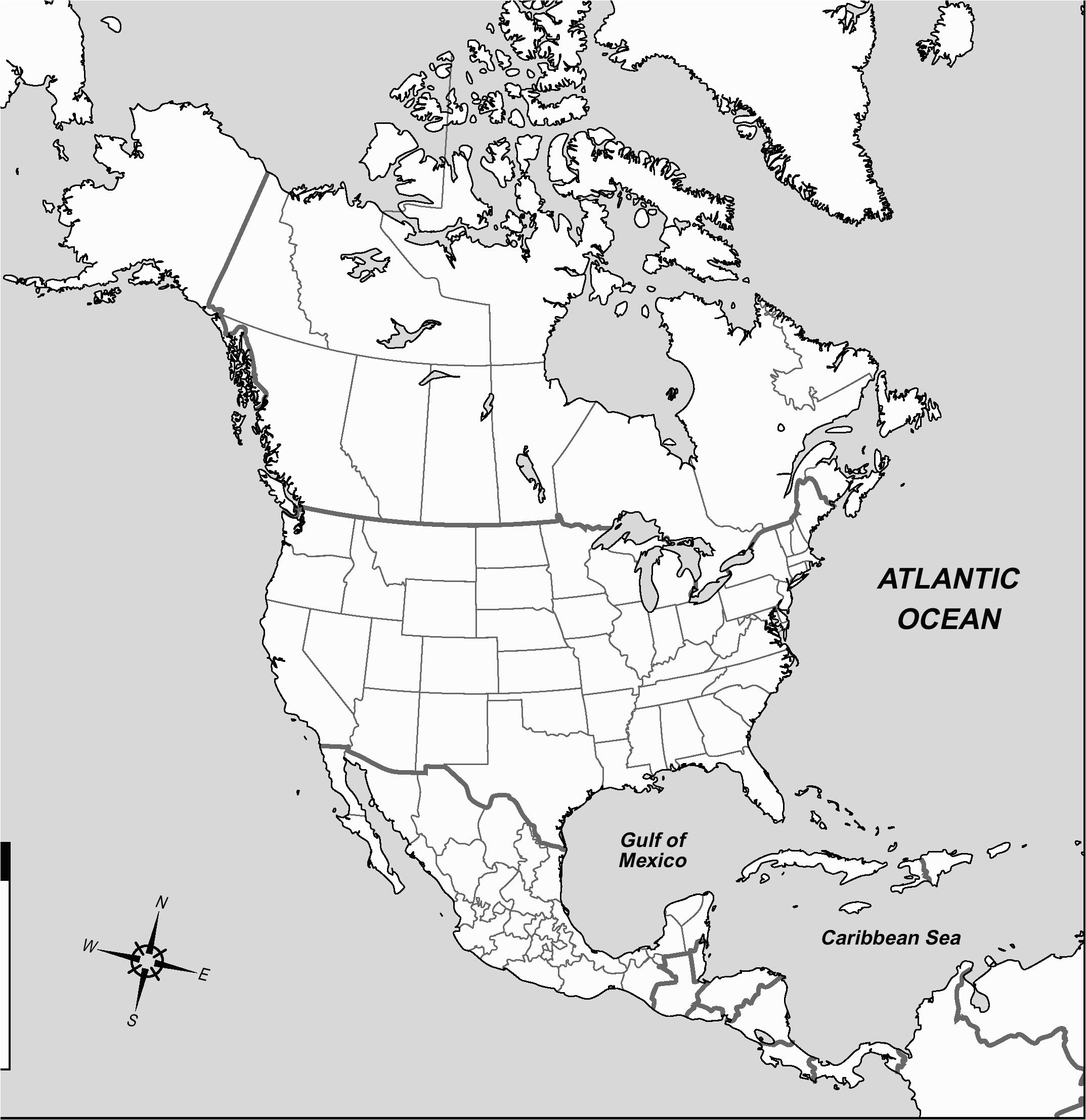 Blank Political Map Of Canada