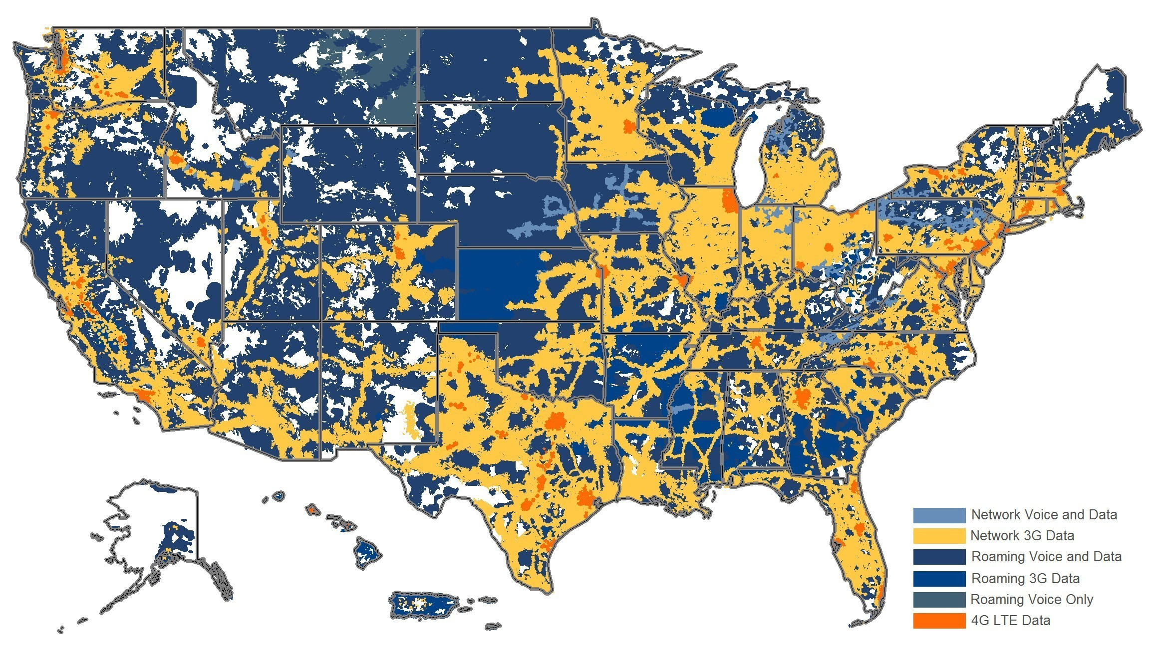 Us Cellular Coverage Map Alaska New United States Map Sprint - Sprint Coverage Map Texas