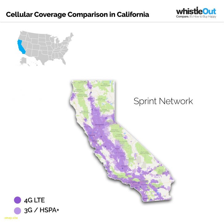 Cell Phone Coverage Map California