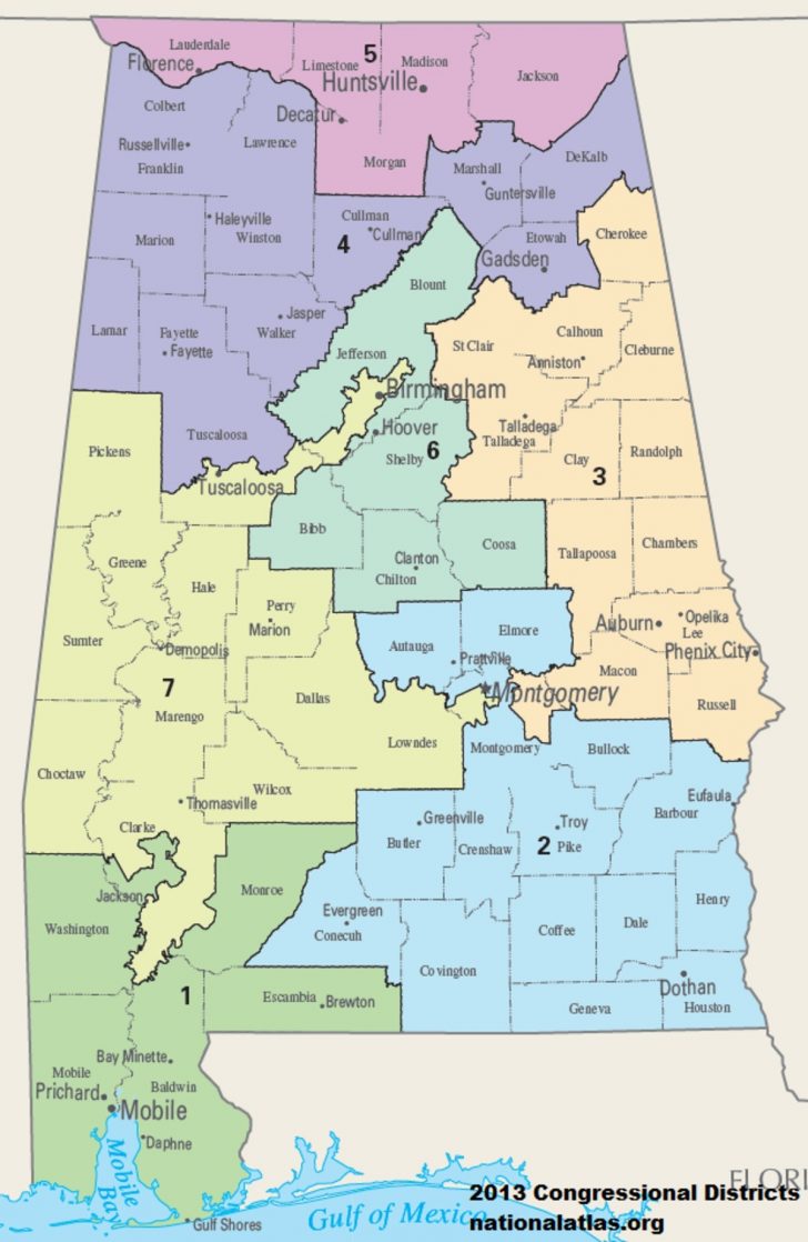Us Map Of Alabama And Florida