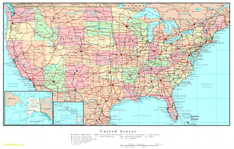 Us East Coast Driving Map Best California Highway Map With Cities ...