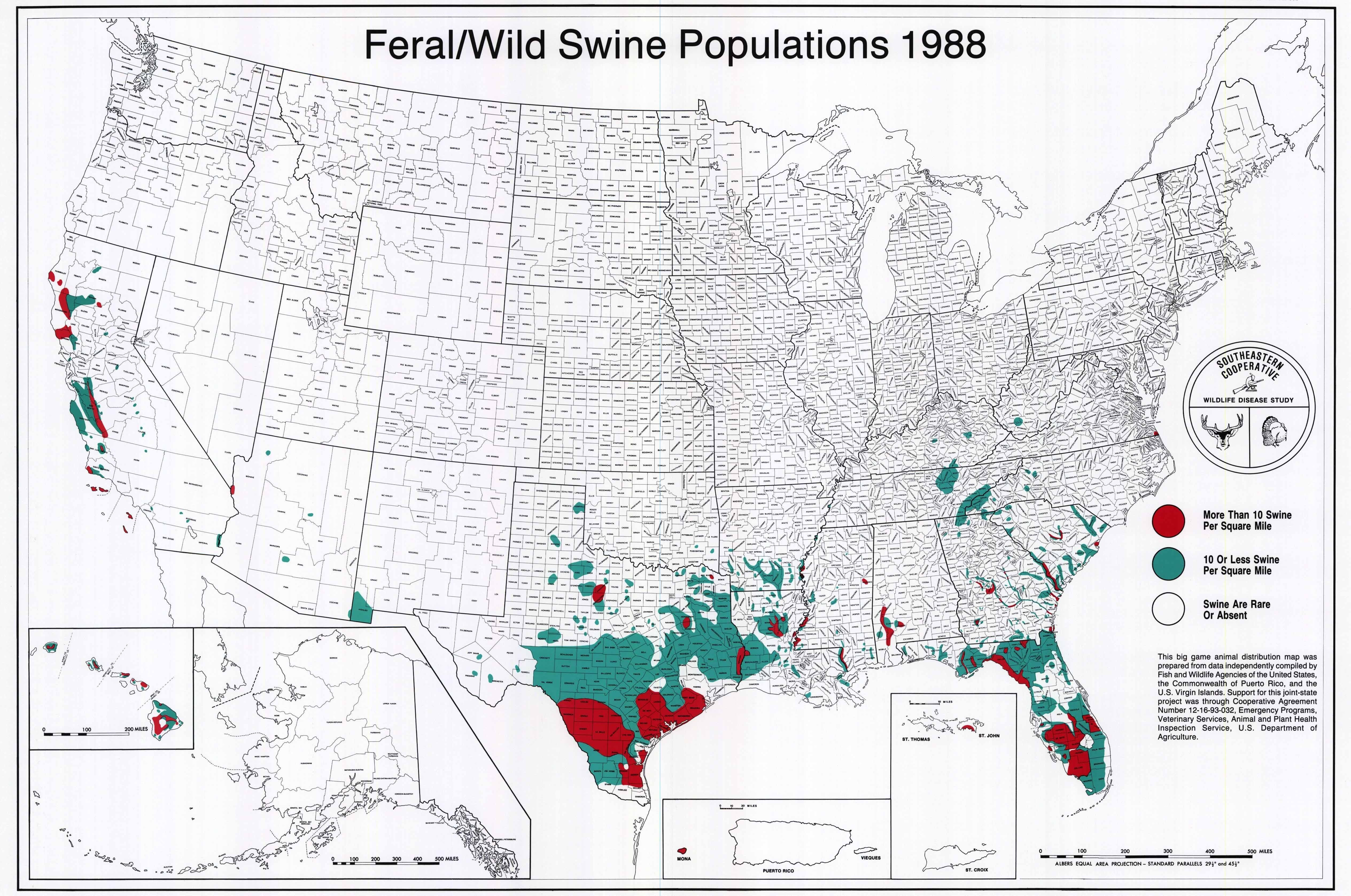 Us Feral Hog Population Map South Carolina Wild Boar New Wild Pigs - Florida Wild Hog Population Map