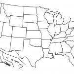 Us Map Fill In The Blank Unique United States Map Quiz Printout   Blank Us Map Printable