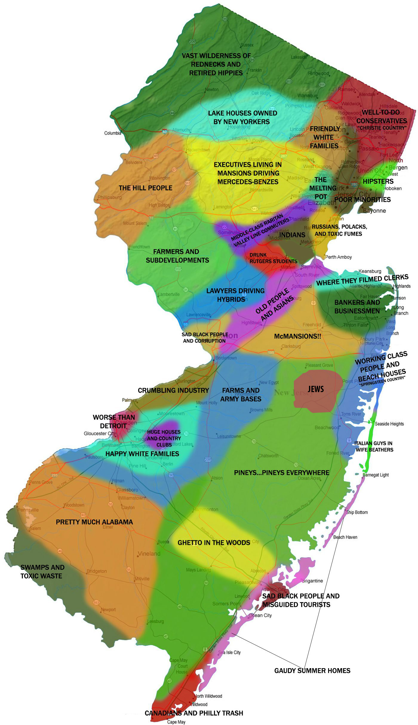 Us Map I 95 New Jersey Map Goes Viral | Travel Maps And Major - Map Of I 95 From Nj To Florida