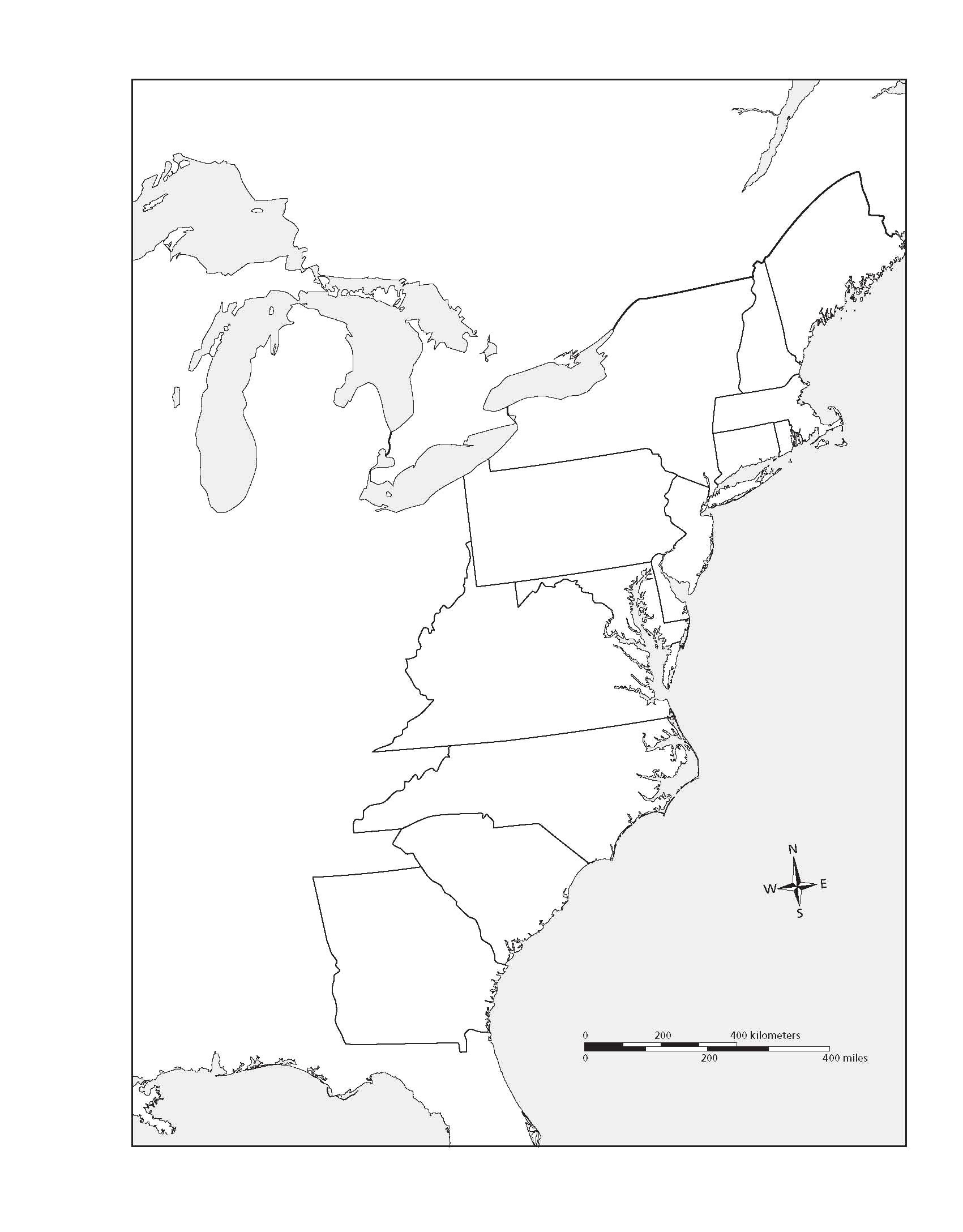 13 Colonies Blank Map Printable Printable Maps