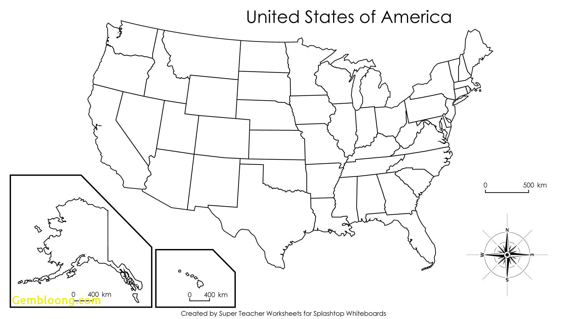 States And Capitals Map Quiz Printable Printable Maps