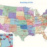 Us Map Showing Interstate Highways Beautiful Printable Us Map With   Printable State Maps With Highways