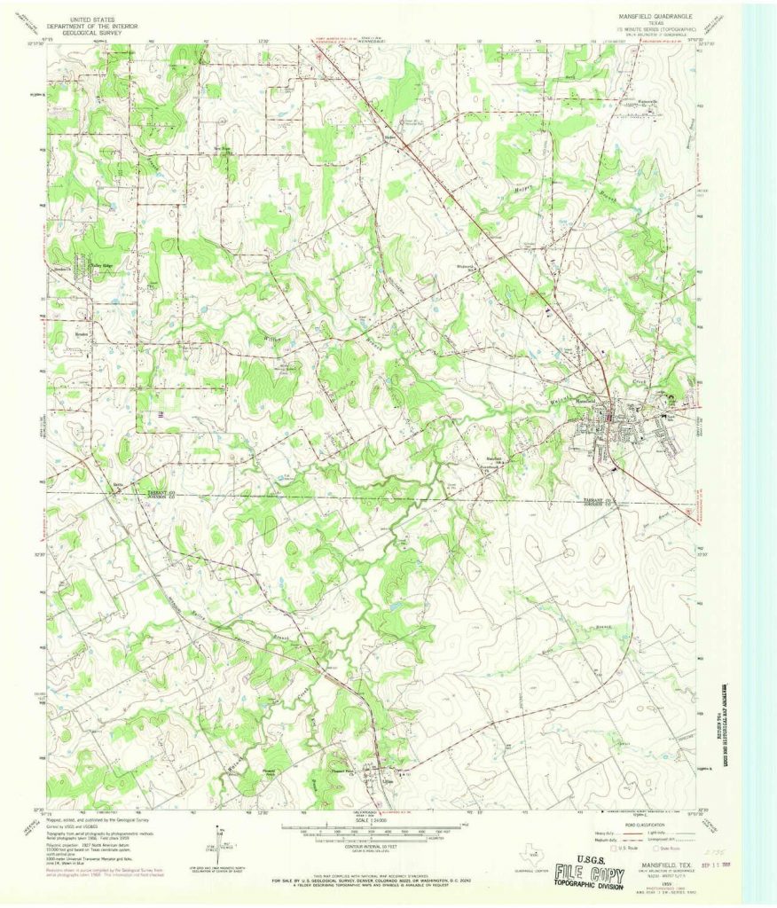 Texas State Plane Coordinate System Map 6954