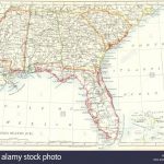 Usa Deep South. Florida South Carolina Georgia Alabama Mississippi   Mississippi Florida Map