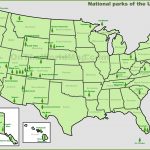 Usa National Parks Map   Printable Map Of Us National Parks