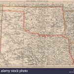 Usa South Central. Oklahoma & North Texas. Railroads. Johnston, 1906   Map Of Oklahoma And Texas