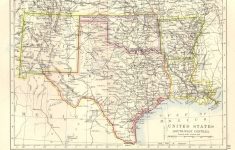 Usa South Central.texas Oklahoma Arkansas New Mexico Louisiana, 1920 - Map Of Oklahoma And Texas Together