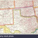 Usa South Centre: New Mexico Oklahoma North Texas. Harmsworth, 1920   Map Of Oklahoma And Texas Together