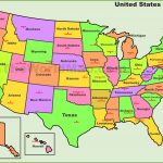 Usa States And Capitals Map   Printable Map Of The Usa States