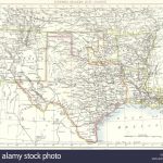 Usa: Sw Central: New Mexico Texas Oklahoma Arkansas Louisiana , 1897   Map Of Texas And Arkansas