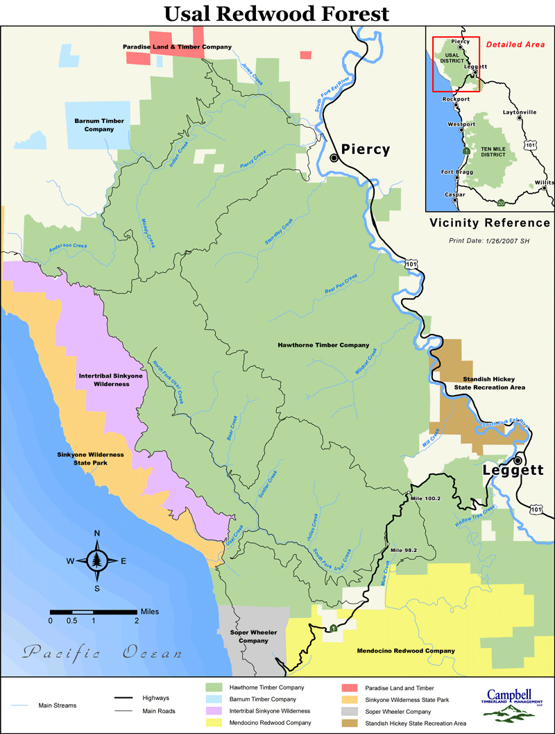 Usalredwoodforest Map Map California Forest City California Map - California Forests Map