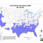 Usda Aphis | History Of Feral Swine In The Americas   Florida Wild Hog Population Map