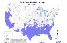 usda aphis history of feral swine in the americas florida wild hog population map 1 Usda Aphis | History Of Feral Swine In The Americas - Florida Wild Hog Population Map
