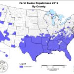 Usda Aphis | History Of Feral Swine In The Americas   Texas Deer Population Map 2017